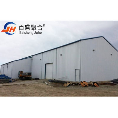 Almacén agrícola galvanizado en caliente de gran envergadura hecho de acero bajo en carbono Q235B/Q345B