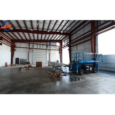 GB Standard Q235B/Q345B Low Carbon Steel Metal Building Steel Structure Warehouse (en inglés) El edificio de acero está construido con acero y acero.