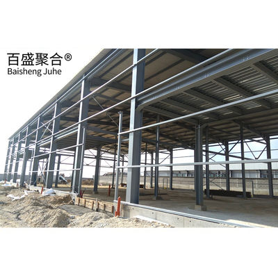 Q235B Q345B Acero de bajo carbono Cuadro de acero de varios pisos Construcción Almacén de acero prefabricado
