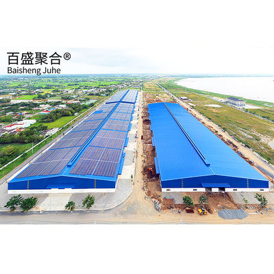 Q235B Q345B Acero de bajo carbono Cuadro de acero de varios pisos Construcción Almacén de acero prefabricado