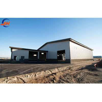 Puerta corredera / Puerta de rodillos Largo Pan Multi piso Almacén de estructura de acero personalizado