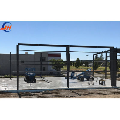 Puerta corredera / Puerta de rodillos Largo Pan Multi piso Almacén de estructura de acero personalizado